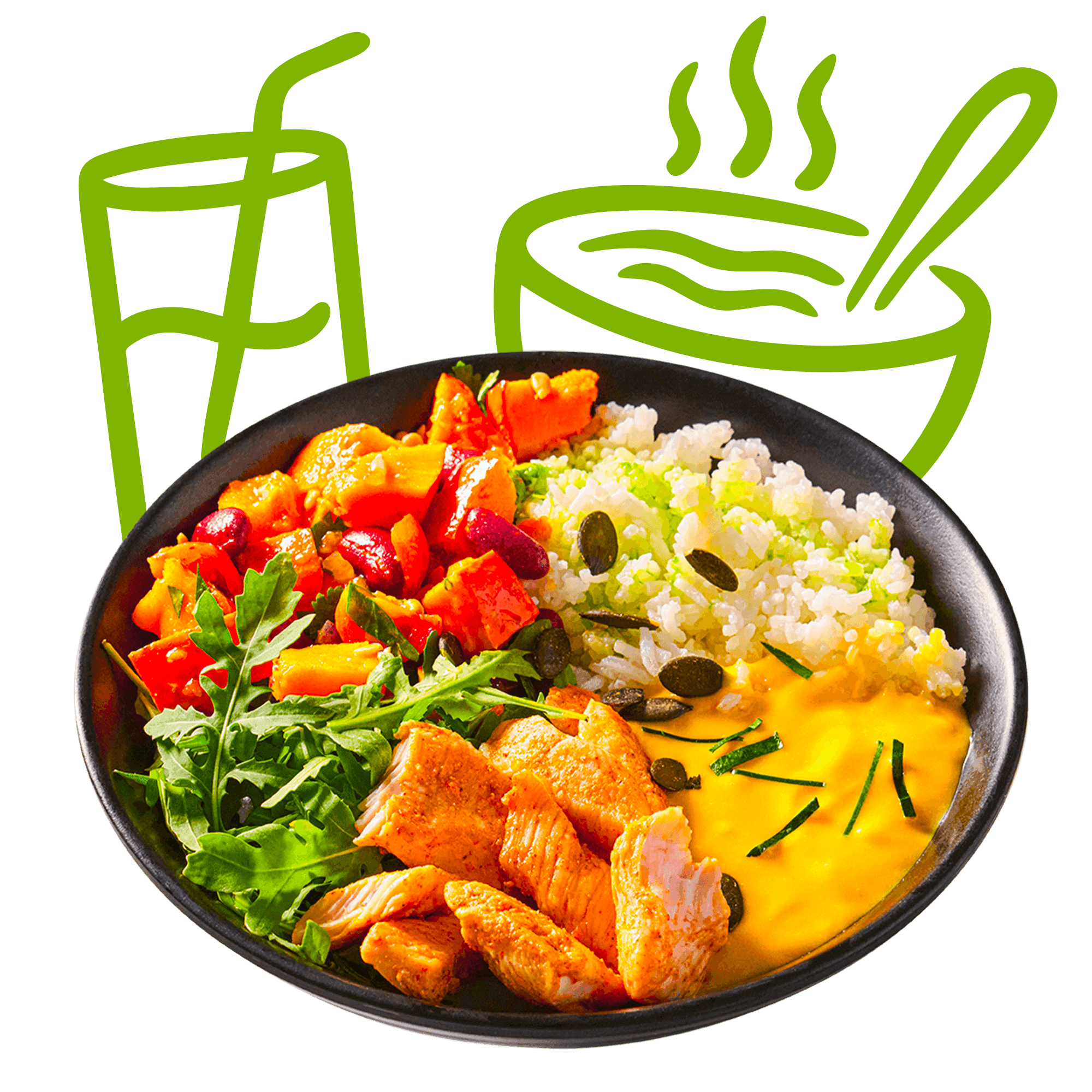MENU Pumpkin protein bowl kura