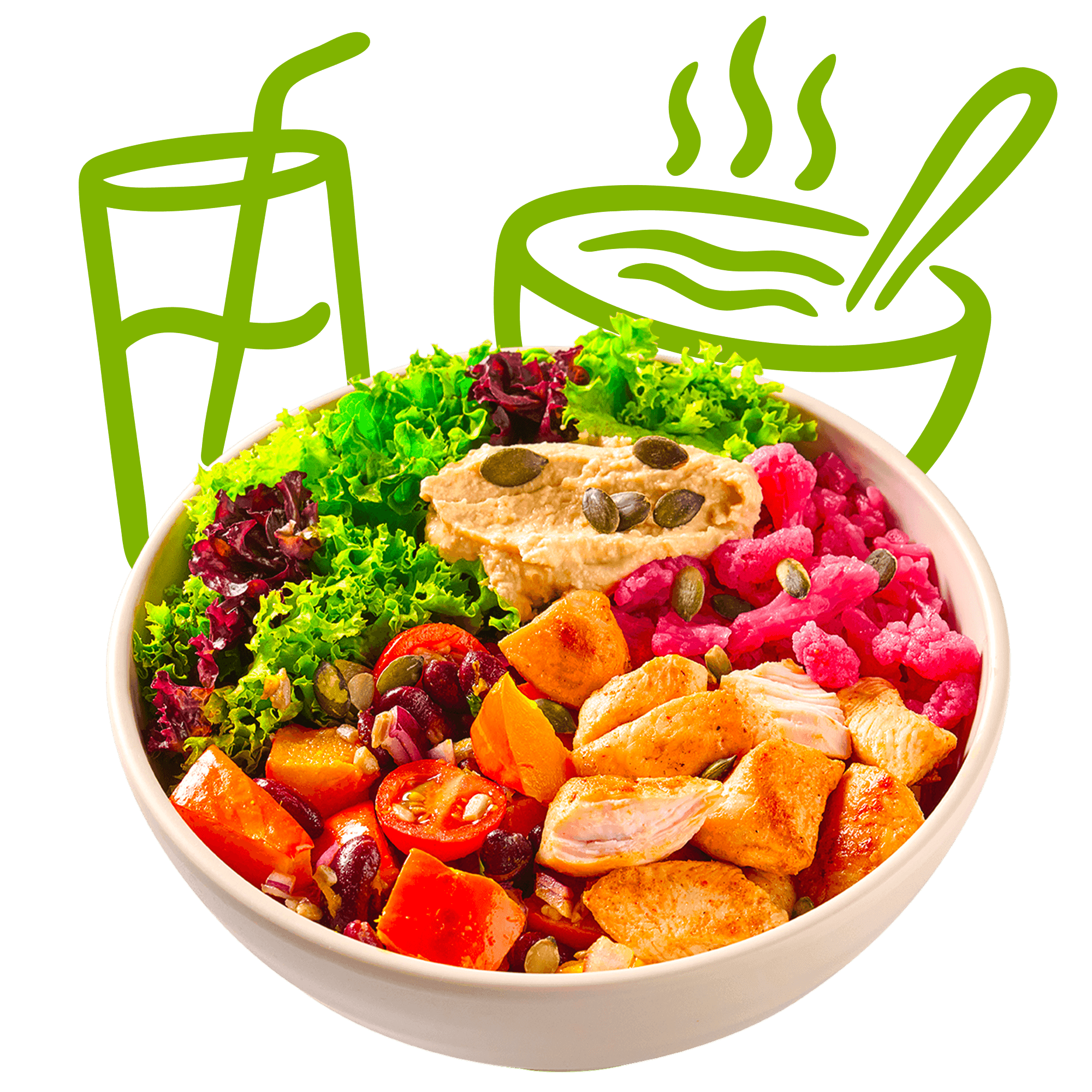 MENU Buddha salad kura