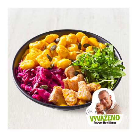 Curry protei bowl kuře