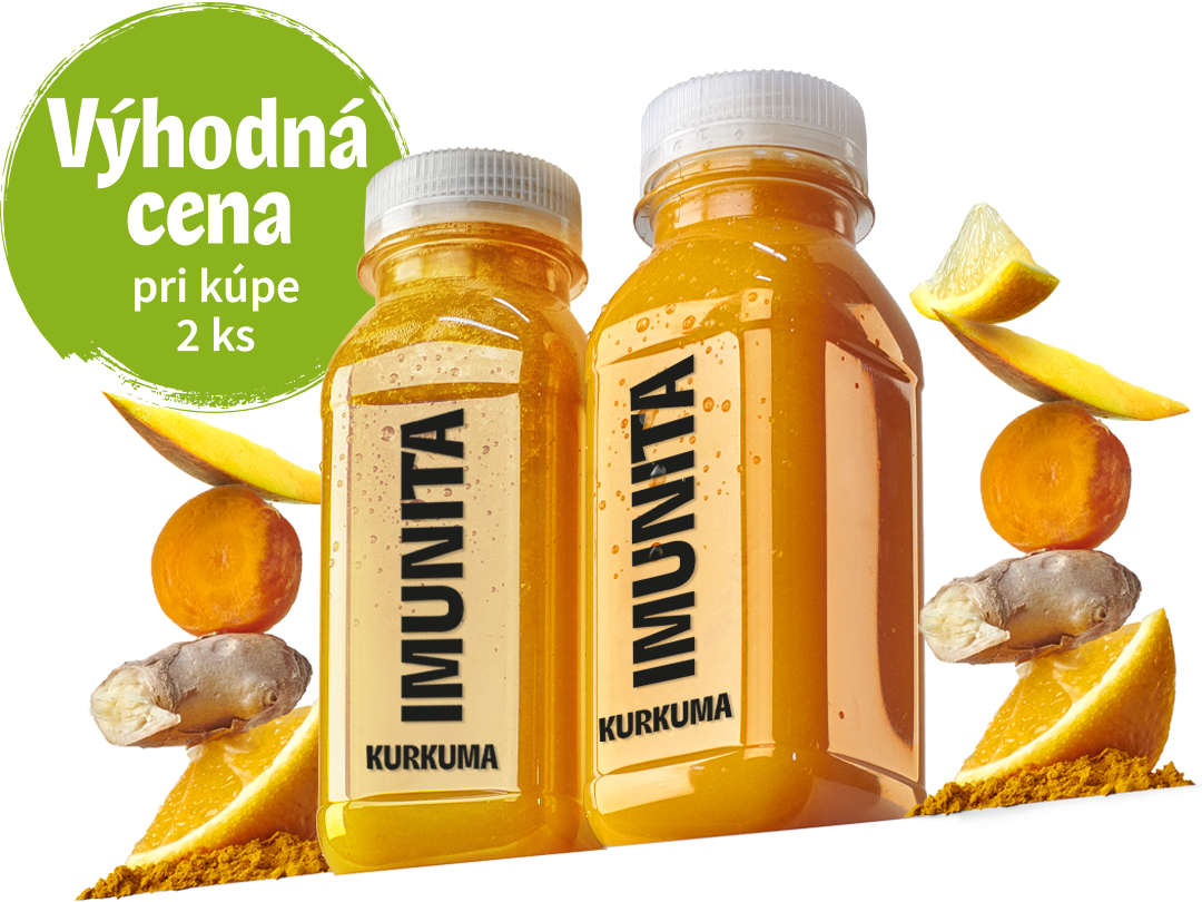 Supershots 2x funkčný drink Imunita s kurkumou za lepšiu cenu