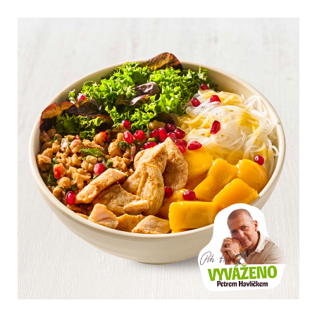 Thai mango salad kuře